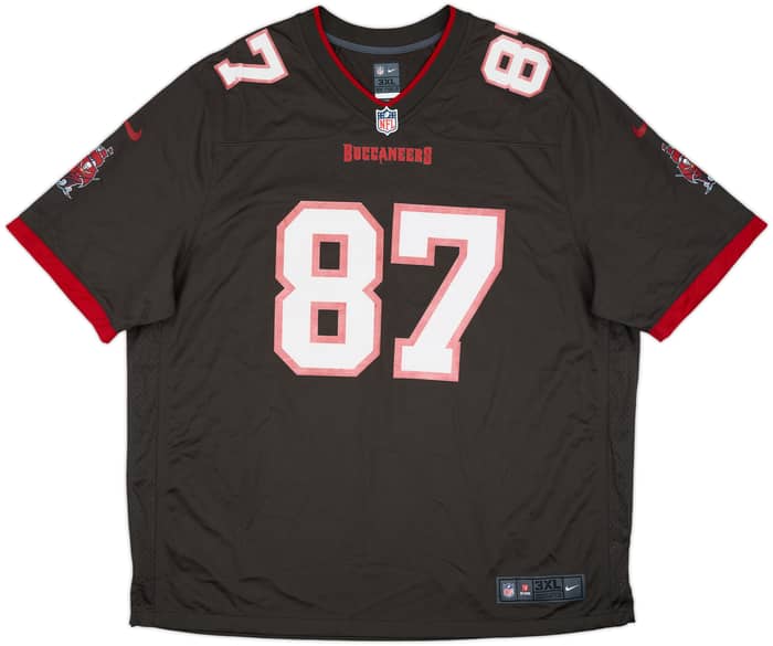 2020-21 Tampa Bay Buccaneers Gronkowski #87 Nike Game Alternate Jersey - 5/10 - (3XL)