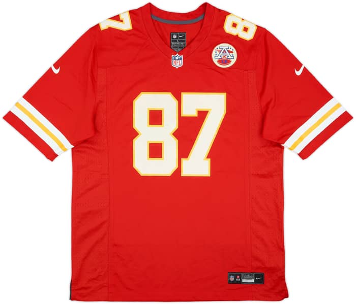 2023-25 Kansas City Chiefs Kelce #87 Nike Game Home Jersey - 5/10 - (L)