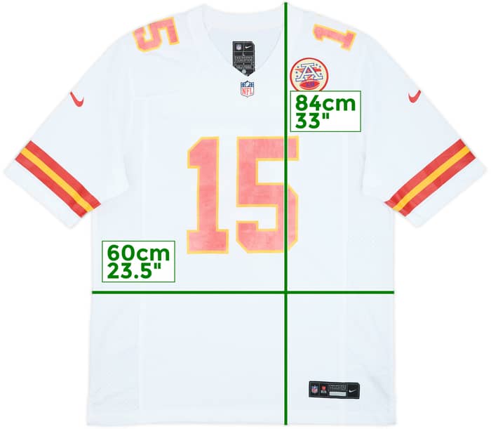2023-25 Kansas City Chiefs Mahomes #15 Nike Game Away Jersey - 6/10 - (L)