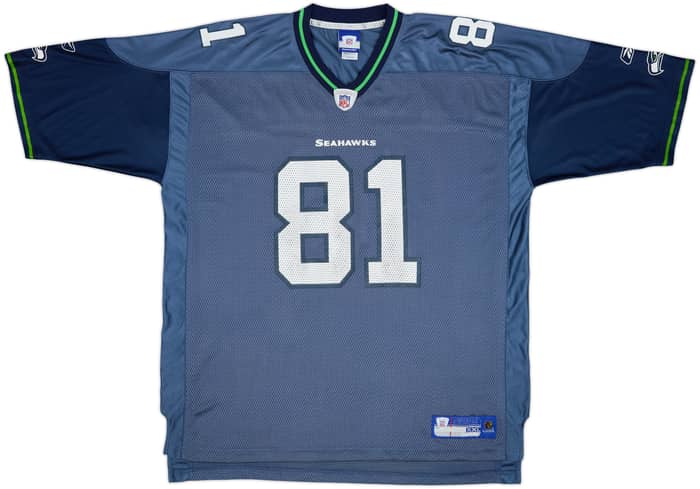 2006 Seattle Seahawks Burleson #81 Reebok On Field Home Jersey - 6/10 - (XXL)