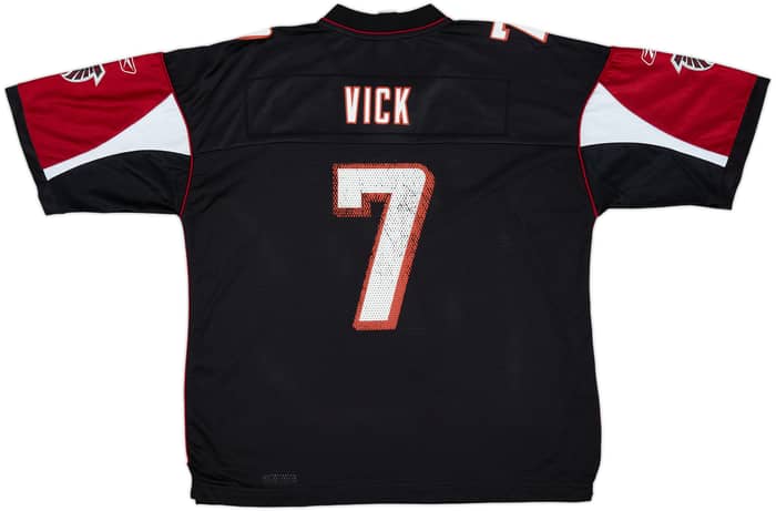 2005-06 Atlanta Falcons Vick #7 Reebok On Field Alternate Jersey - 5/10 - (XL)