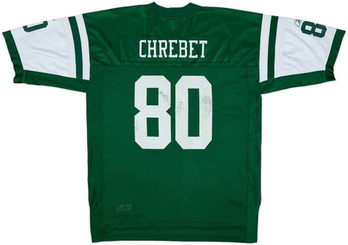2005 New York Jets Chrebet #80 Reebok On Field Home Jersey - 5/10 - (XL)
