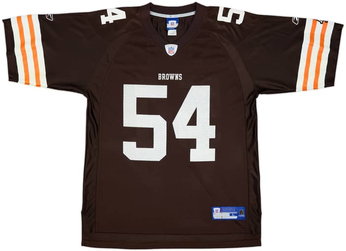 2005-06 Cleveland Browns Davis #54 Reebok On Field Home Jersey - 8/10 - (L)