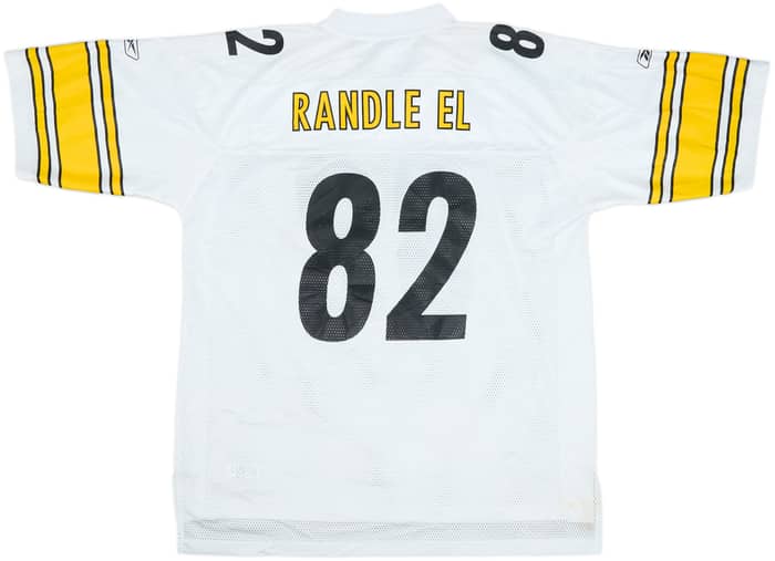 2002-04 Pittsburgh Steelers Randle El #82 Reebok On Field Away Jersey - 7/10 - (XL)