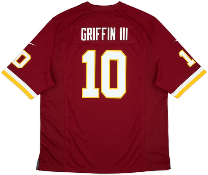 2012-15 Washington Redskins Griffin III #10 Nike Game Home Jersey - 7/10 - (XL)