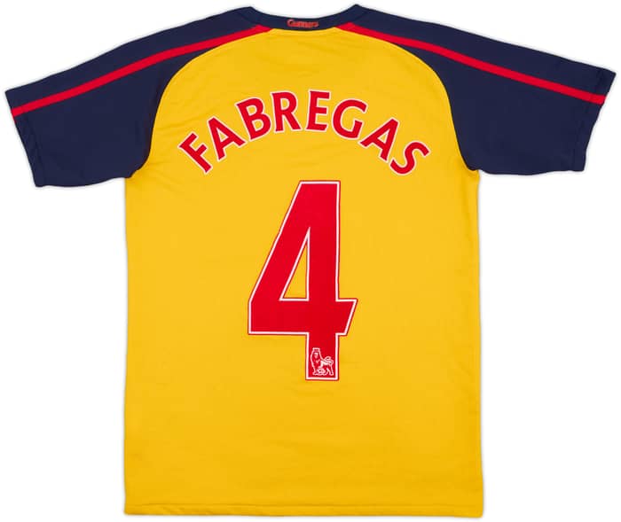 2008-09 Arsenal Away Shirt Fabregas #4 - 7/10 - (L.Boys)