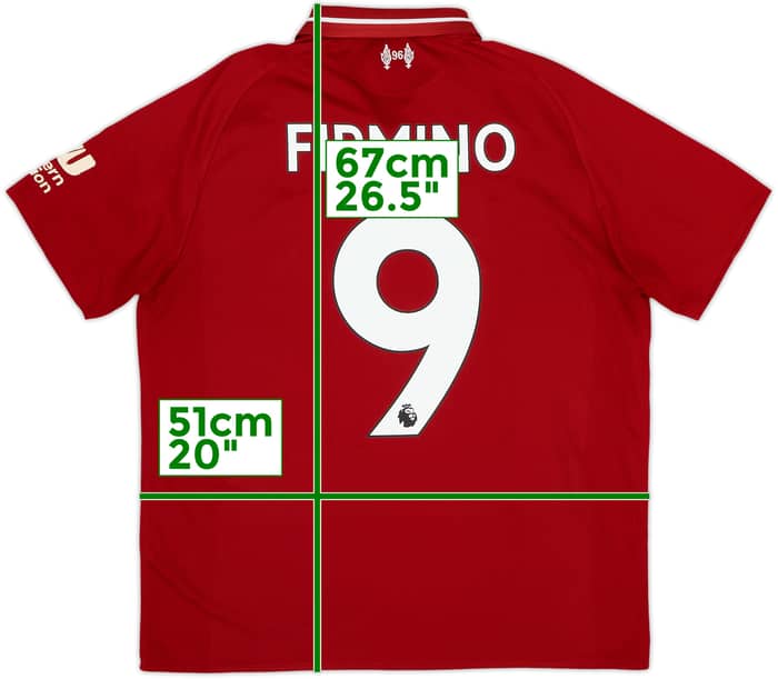 2018-19 Liverpool Home Shirt Firmino #9 - 5/10 - (S)