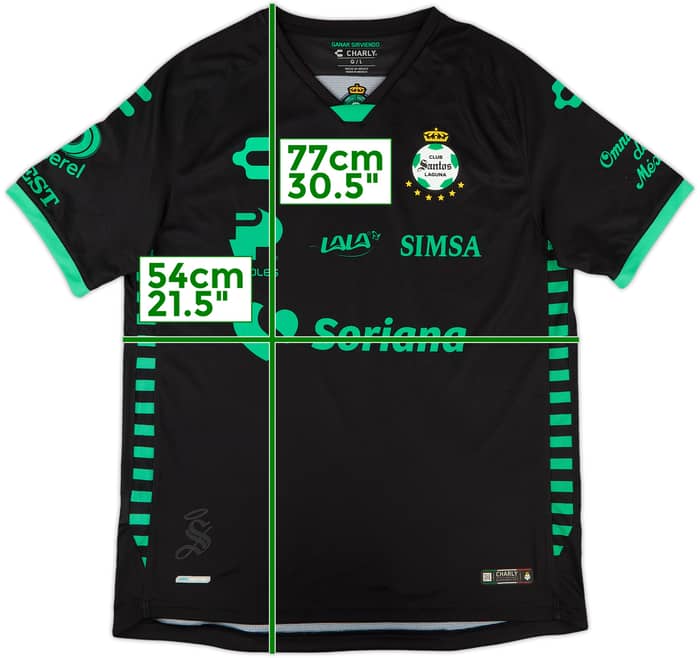 2020-21 Santos Laguna Away Shirt - 10/10 - (L)