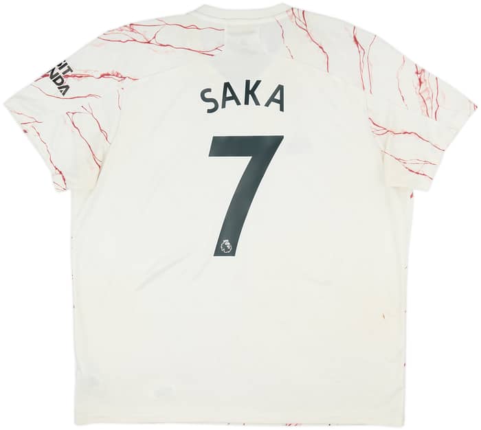 2020-21 Arsenal Away Shirt Saka #7 - 7/10 - (XXL)