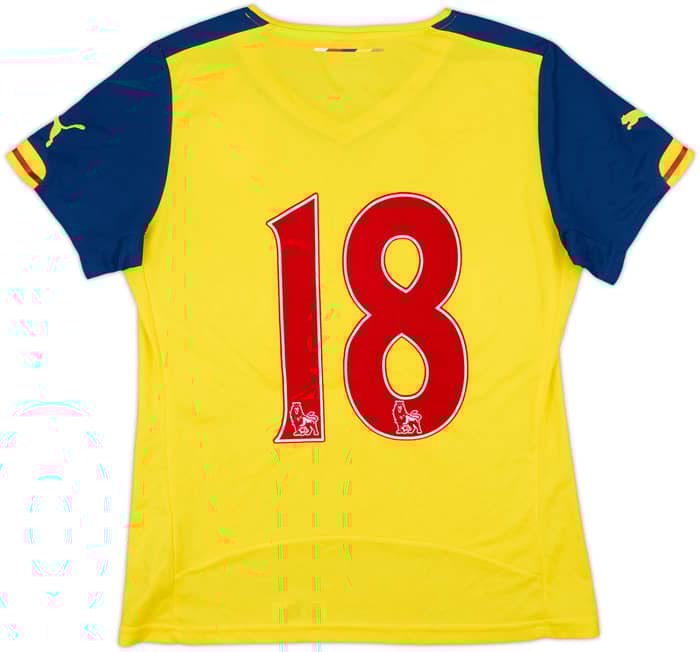 2014-15 Arsenal Away Shirt #18 - 6/10 - (Women's M)