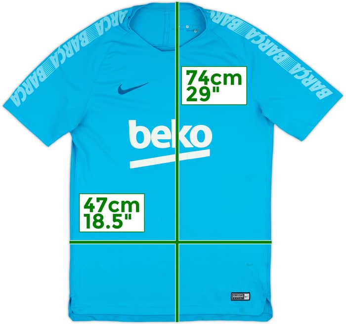 2019-20 Barcelona Nike Training Shirt - 6/10 - (M)
