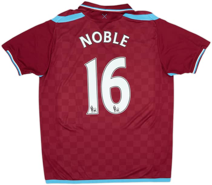 2009-10 West Ham Home Shirt Noble #16 - 8/10 - (M)