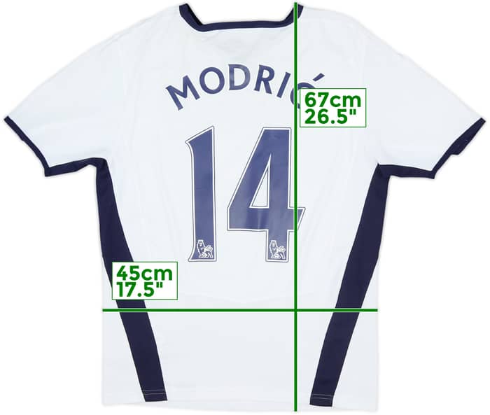 2008-09 Tottenham Home Shirt Modric #14 - 5/10 - (S)