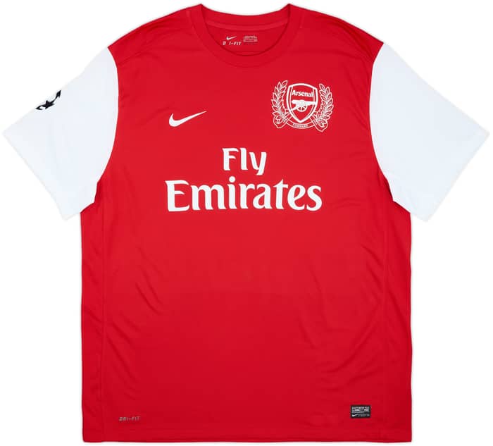 2011-12 Arsenal Home Shirt Arteta #8 - 9/10 - (XXL)