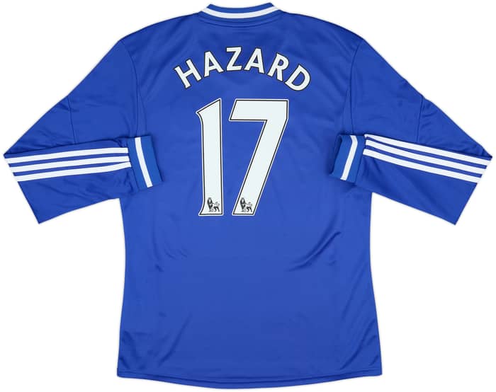 Camiseta de local del Chelsea 2013-14 L/S Hazard #17 - 8/10 - (M)