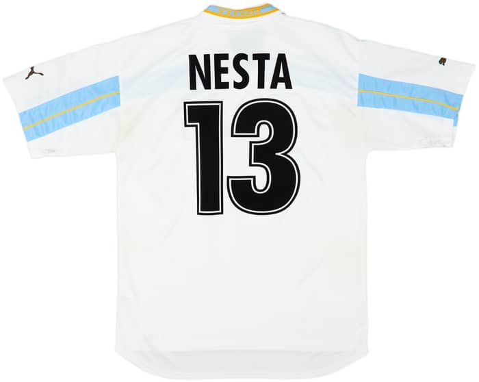 1999-00 Lazio Centenary Home Shirt Nesta #13 - 7/10 - (XL)
