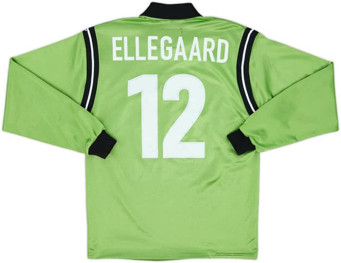 2001-02 Manchester City GK Shirt Ellegaard #12 - 6/10 - (S.Boys)