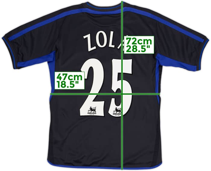 2002-04 Chelsea Away Shirt Zola #25 - 8/10 - (S)