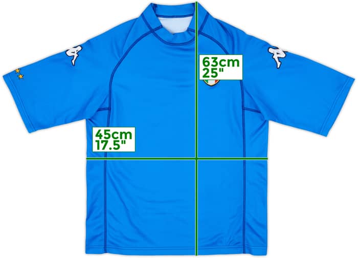 2000-01 Italy Basic Home Shirt - 8/10 - (YXXL)