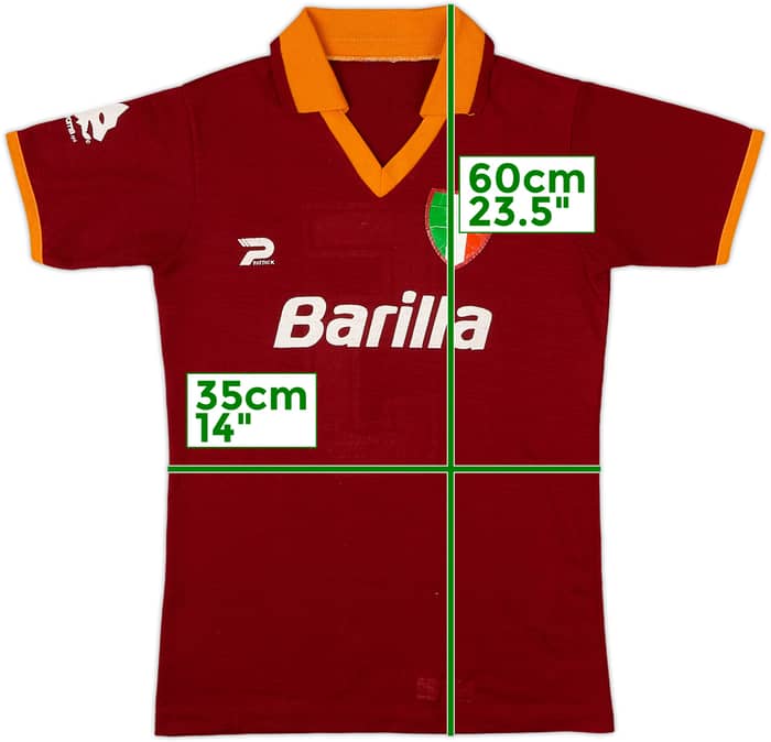 1983-84 Roma Home Shirt #5 - 6/10 - (L.Boys)