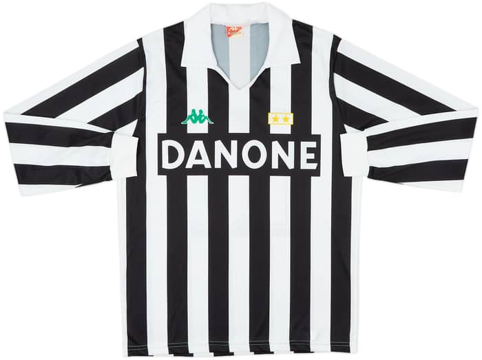 1992-94 Juventus Basic Home L/S Shirt #10 - 9/10 - (M)