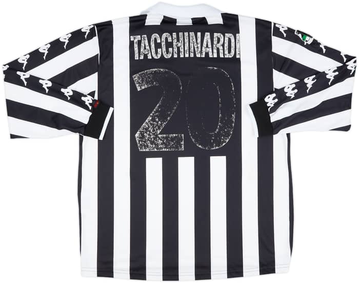 1999-00 Juventus Match Issue Home L/S Shirt Tacchinardi #20