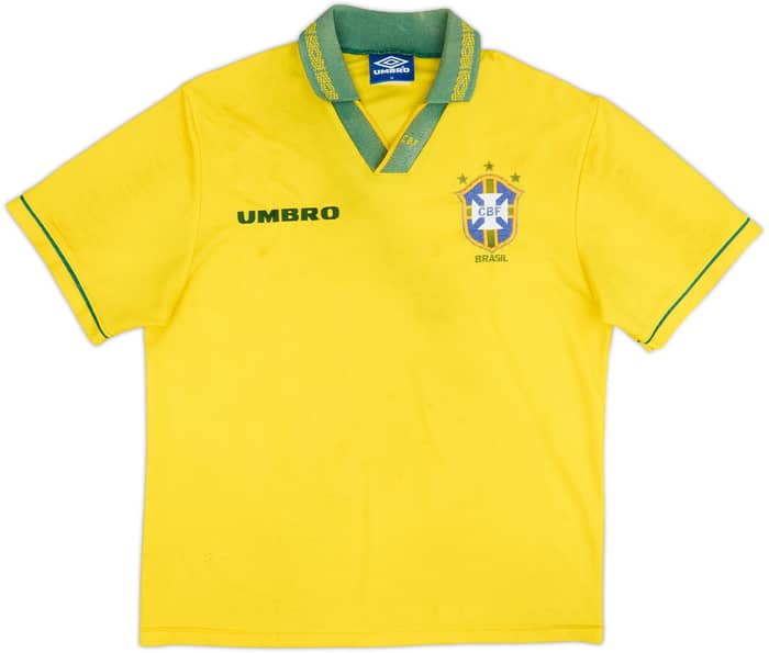 1993-94 Brazil Home Shirt - 5/10 - (M)