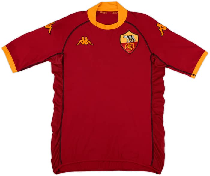 2002-03 Roma Home Shirt Totti #10 - 8/10 - (M)