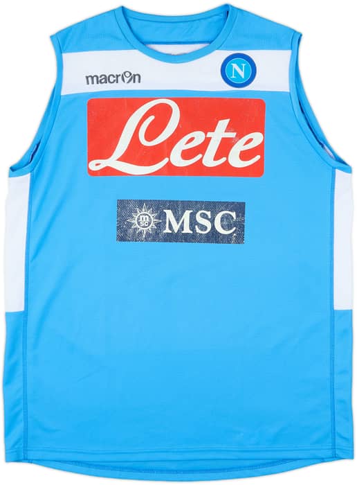 2014-15 Napoli Macron Training Vest - 5/10 - (XL)
