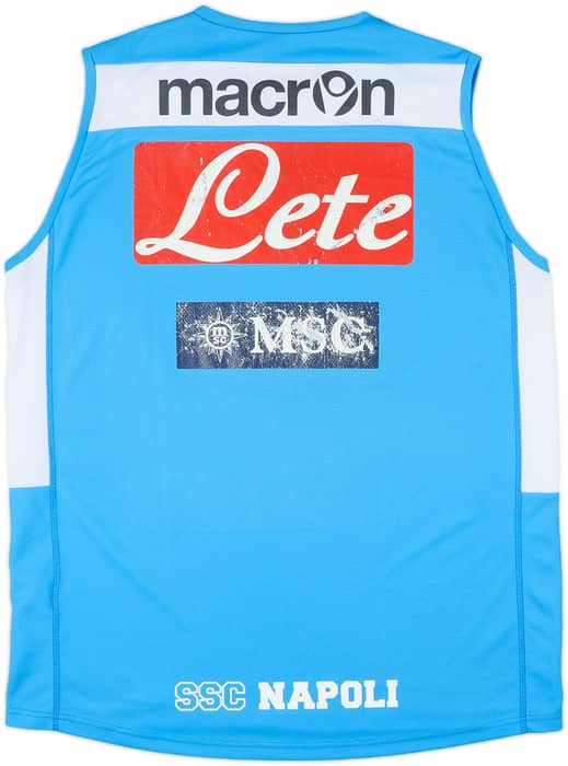 2014-15 Napoli Macron Training Vest - 5/10 - (XL)