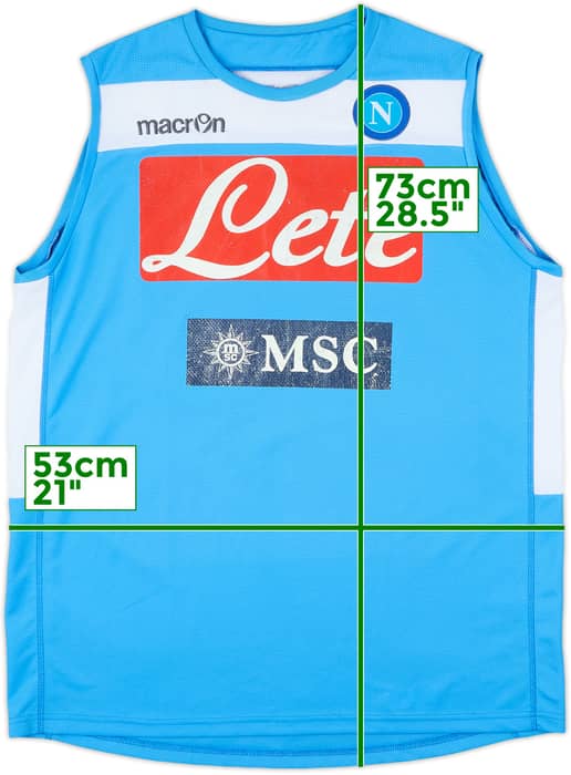 2014-15 Napoli Macron Training Vest - 5/10 - (XL)