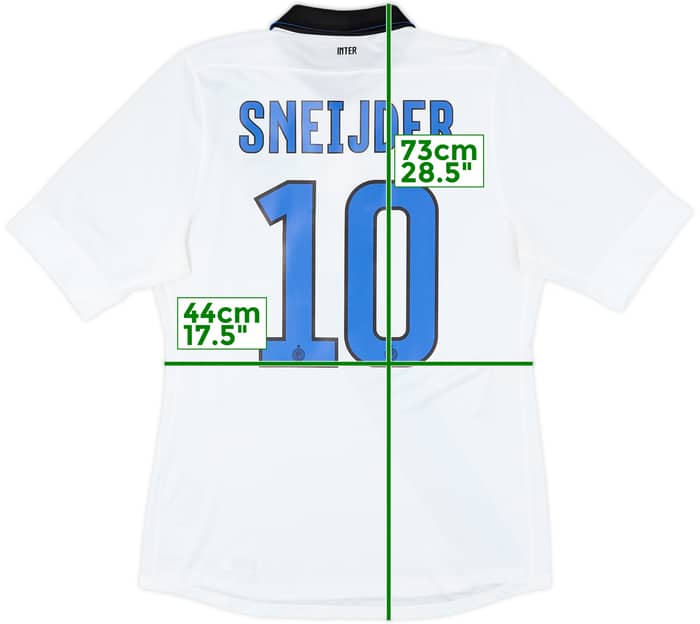 2011-12 Inter Milan Player Issue Away Shirt Sneijder #10 - 7/10 - (L)