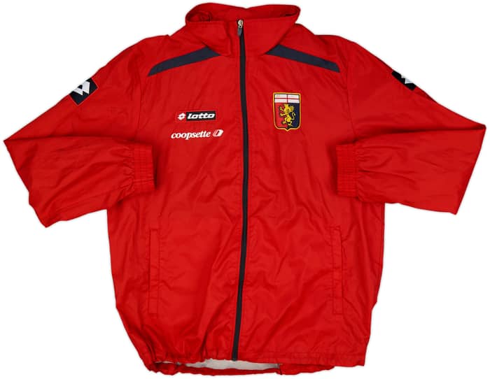 2012-13 Genoa Lotto Hooded Track Jacket - 5/10 - (L)