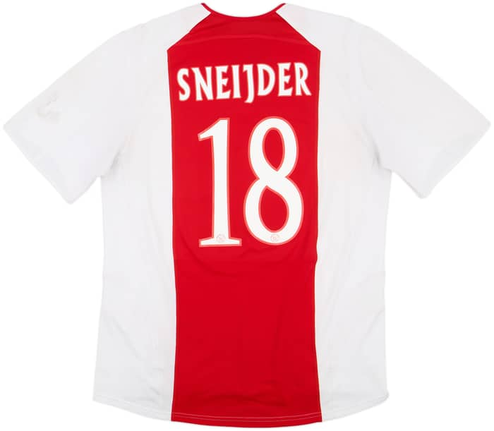 2005-06 Ajax Home Shirt Sneijder #18 - 6/10 - (XL)