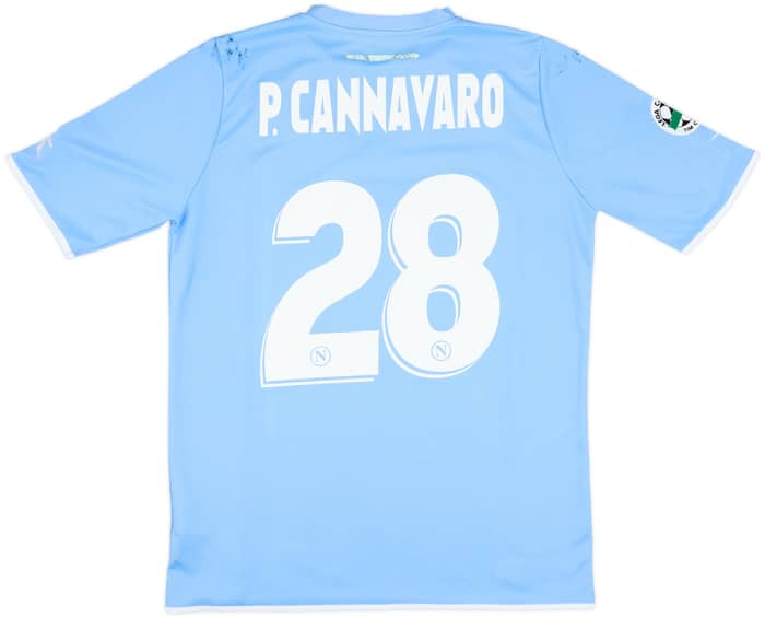 2006-07 Napoli Match Issue Coppa Italia Home Shirt P.Cannavaro #28