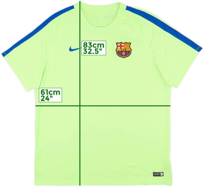 2017-18 Barcelona Nike Training Shirt - 6/10 - (XXL)