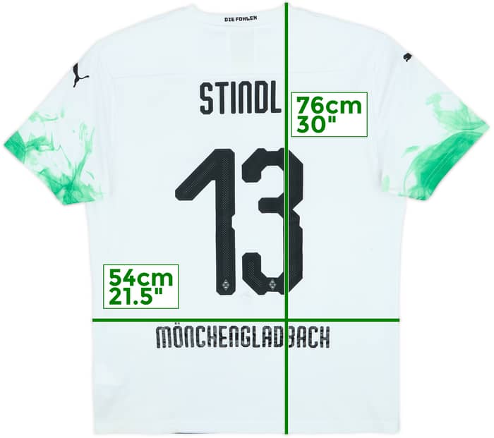 2019-20 Borussia Monchengladbach Home Shirt Stindl #13 - 6/10 - (L)