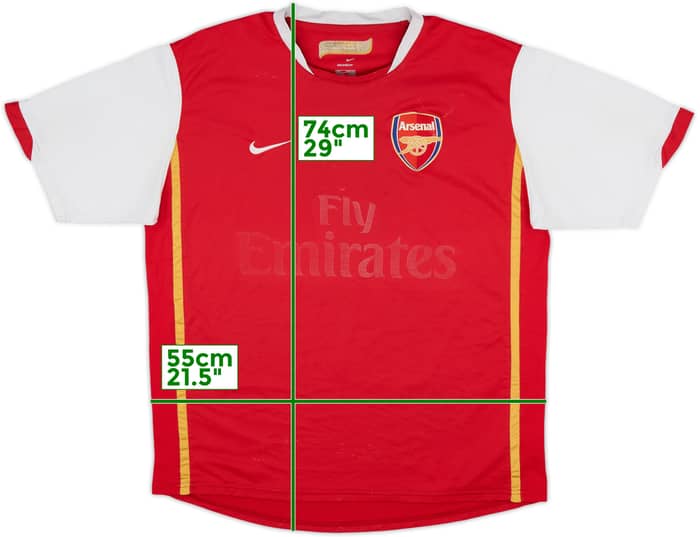 2006-08 Arsenal Home Shirt - 3/10 - (L)