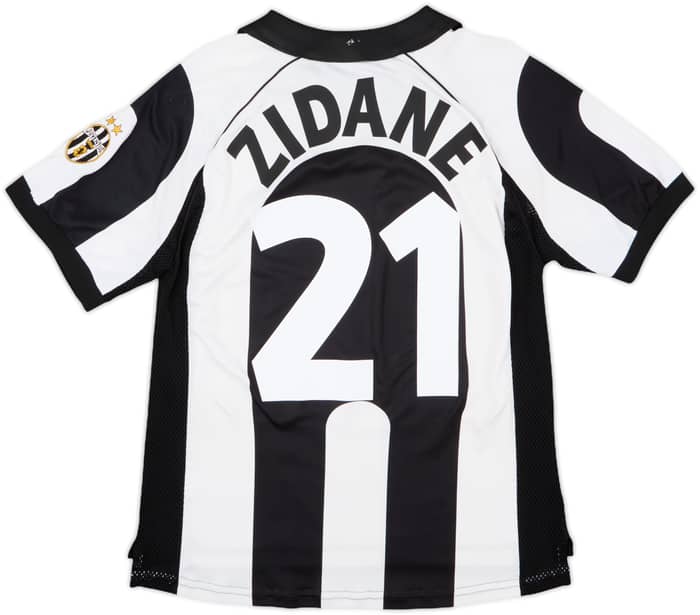1997-98 Juventus Centenary Home Shirt Zidane #21 - 7/10 - (S)