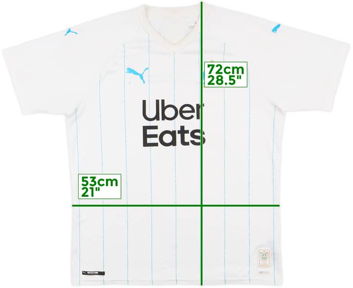 2019-20 Olympique Marseille Home Shirt - 4/10 - (L)