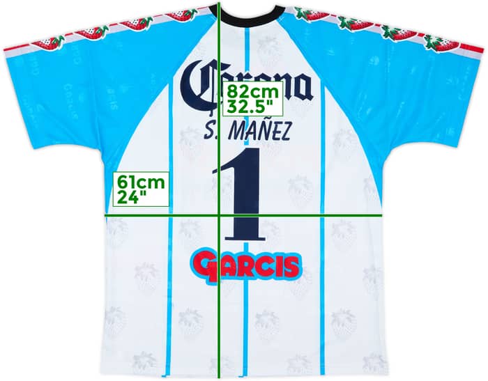 2001-02 CD Irapuato GK S/S Shirt S.Manez #1 (XL)