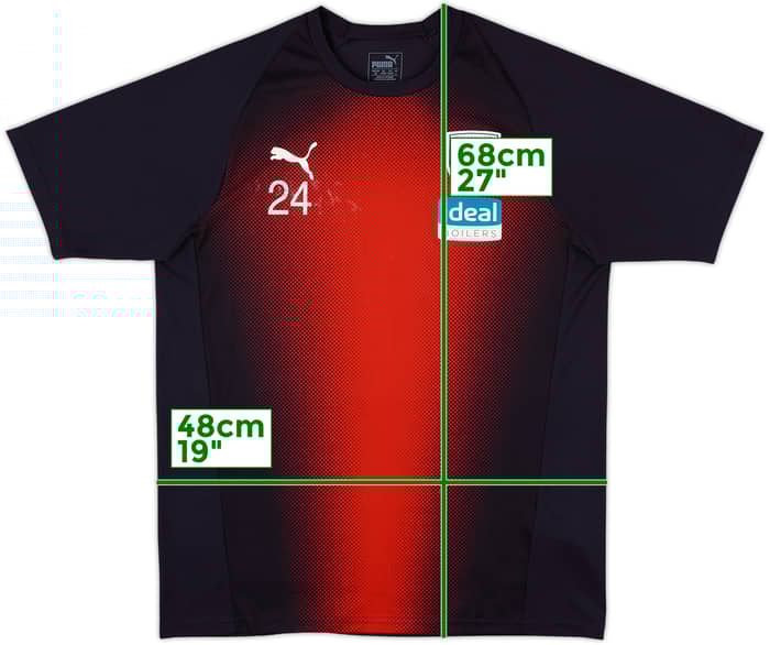 2018-19 West Brom Puma Player Issue Training Shirt #24 - 7/10 - (L)