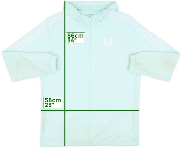 2021-22 Fulham adidas Hooded Track Jacket - 5/10 - (L)