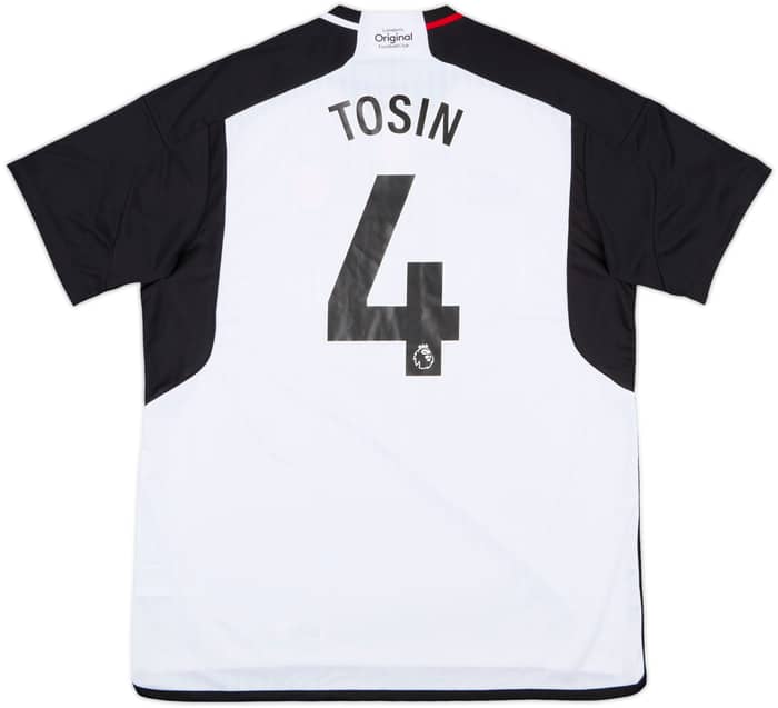 2023-24 Fulham Home Shirt Tosin #4 - 8/10 - (XL)