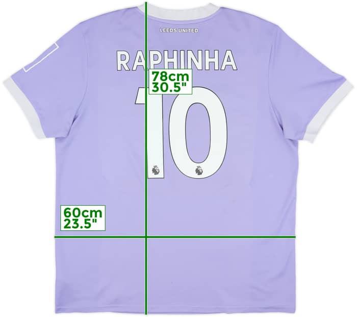 2021-22 Leeds United Third Shirt Raphinha #10 - 6/10 - (XL)