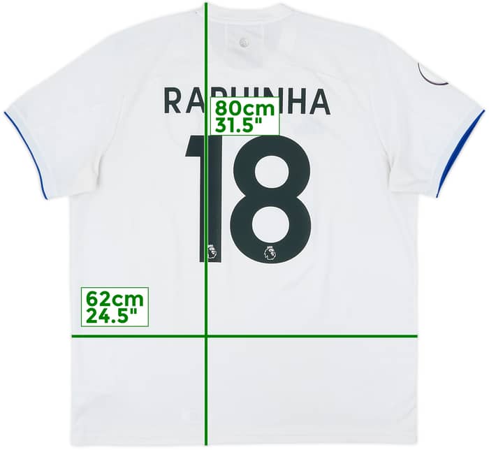 2020-21 Leeds United Home Shirt Raphinha #18 - 6/10 - (XL)