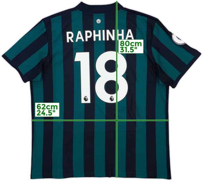 2020-21 Leeds United Away Shirt Raphinha #18 - 5/10 - (XL)