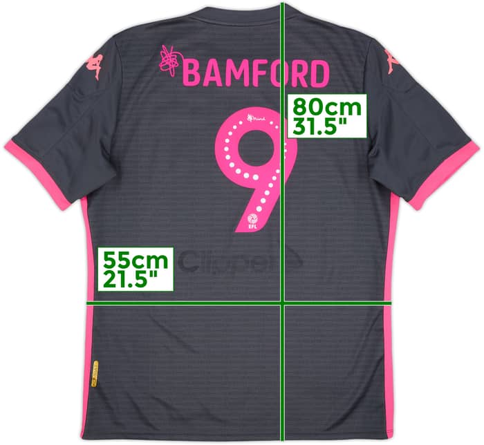 2019-20 Leeds United Away Shirt Bamford #9 - 5/10 - (XL)