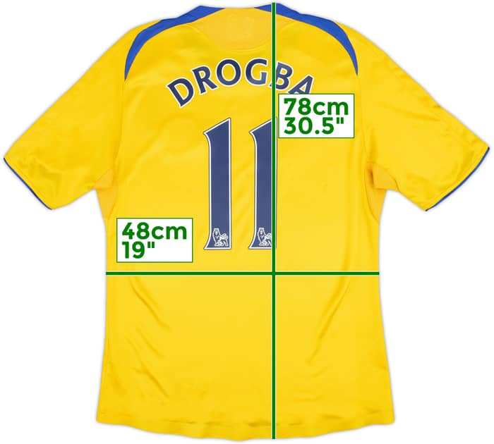 2008-09 Chelsea Player Issue Third Shirt Drogba #11 - 8/10 - (M)