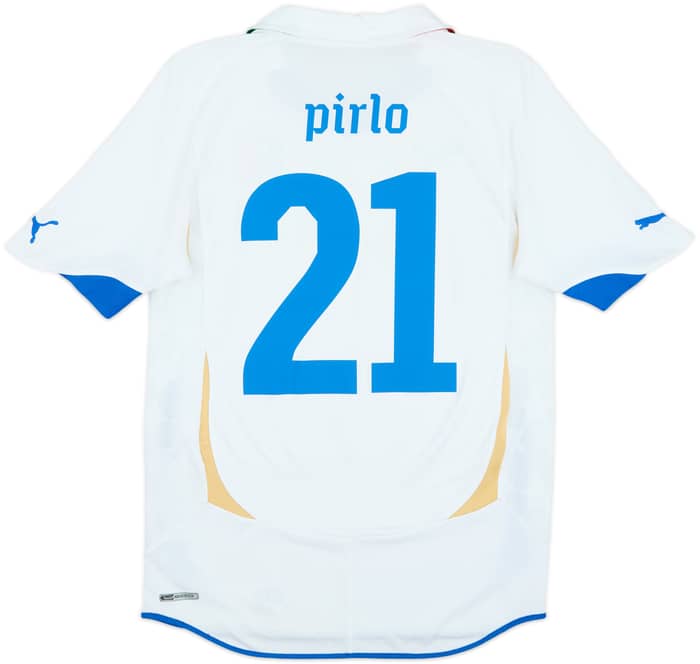 2010-12 Italy Away Shirt Pirlo #21 - 8/10 - (S)